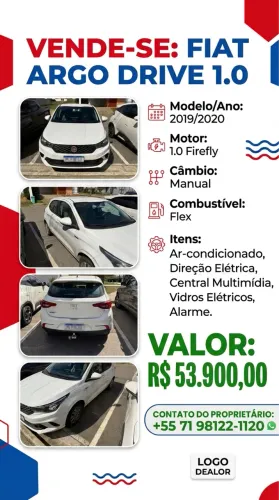 Fiat Argo Drive 1.0 6V Flex 2020