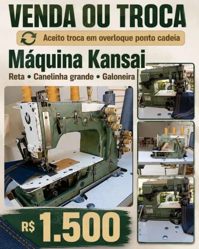 Máquina de costura industrial PTF