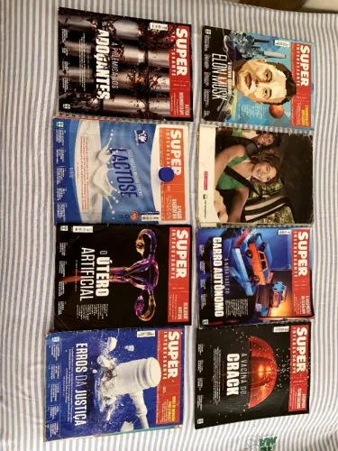 Pacote 8 Revistas Super Interessantes [+Revista VEJA e Livro GETÚLIO VARGAS de Brinde]
