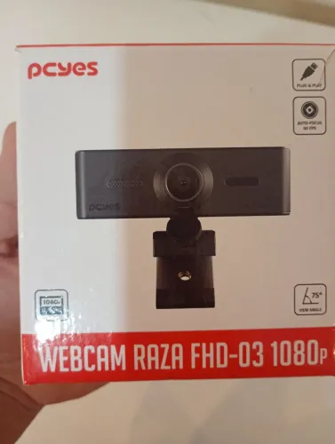 Webcam 1080P 60FPS Full HD Auto Foco - Perfeita pra Live e Stream