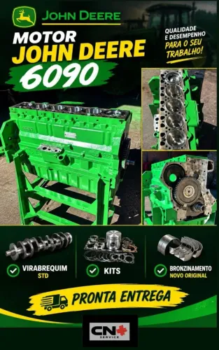 Motor Jhon Deere 6090 colhedora