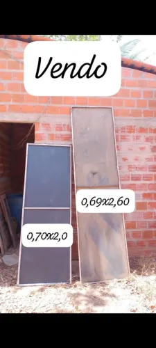 Estrutura para placa de loja