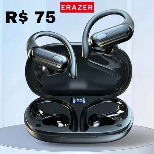Fone bluetooth Erazer R$ 75