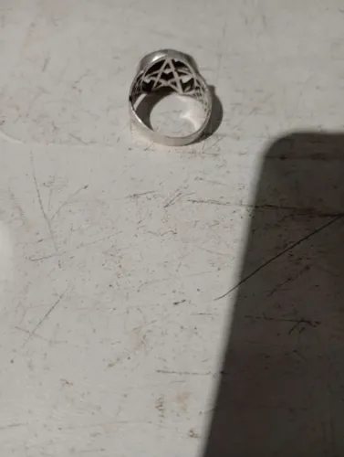 Dedeira de prata Estrela de Davi