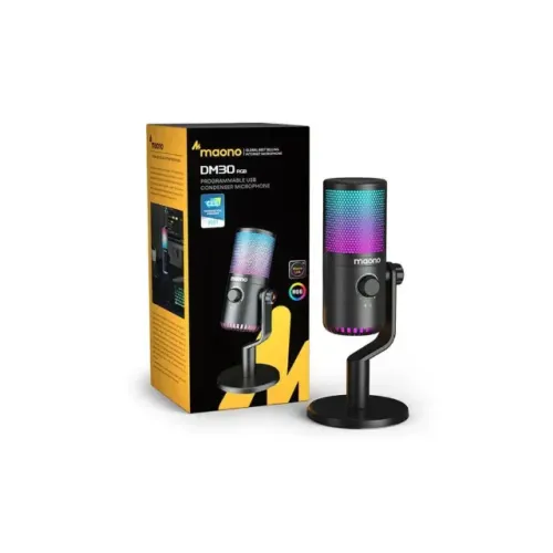 (NOVO) MICROFONE CONDENSADOR GAMER MAONO DM30
