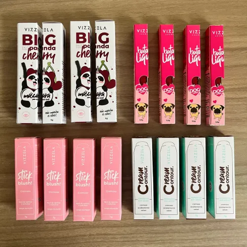 Lote de Produtos de Maquiagem Vizzela