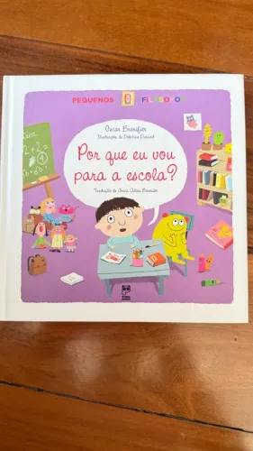 Livro Por que eu vou para a escola capa dura