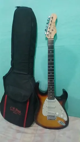 Guitarra elétrica dolphin stratocaster sunburst