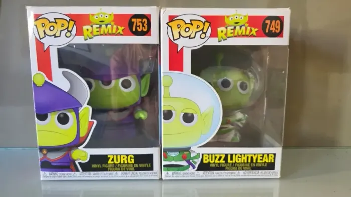 Bonecos Funko Alien Remix Toy Story Zurg 753 Buzz Lightyear 749
