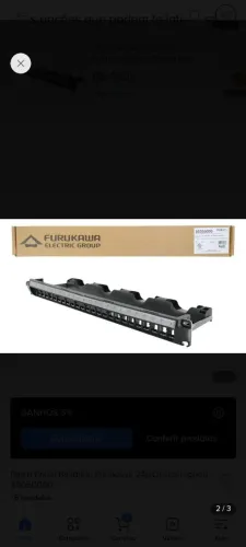 PATCH PANEL DESCARREGADO 24P BLINDADO