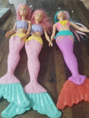BARBIE SEREIA , LOTE COM TRES BONECAS