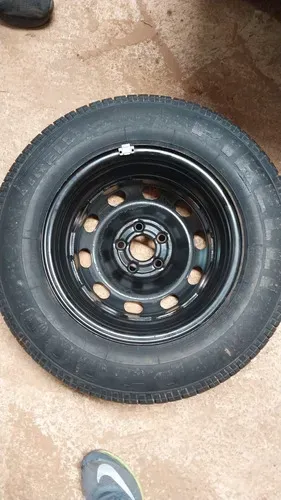 Roda E Pneu ( Estepe Original ) Vw Golf 1.6 2001