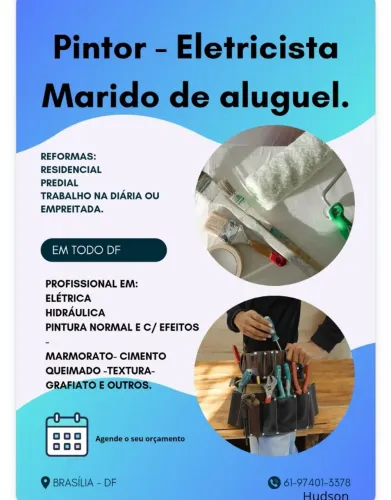 Faço de tudo na diária ou empreita 