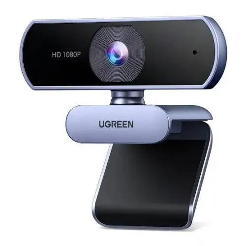 Webcam UGREEN Mini USB Full HD 1080p com Microfones Duplos