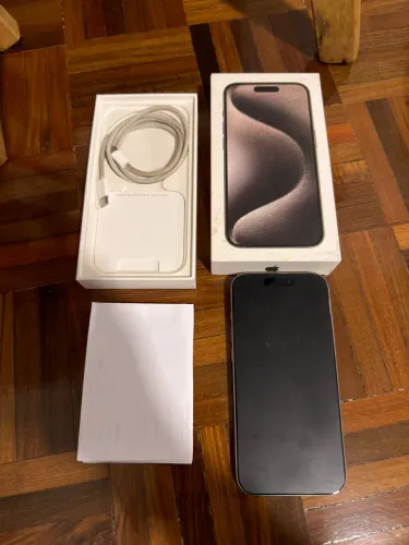 iPhone 15 pro 256 12 X cartão