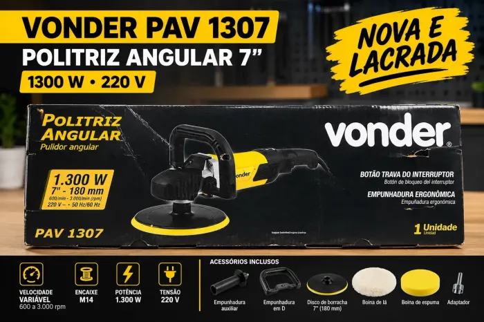 POLITRIZ POLIDOR ANGULAR VONDER NOVA LACRADA