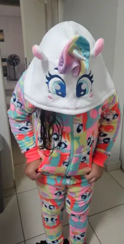 Pijama Puket Infantil Unicórnio