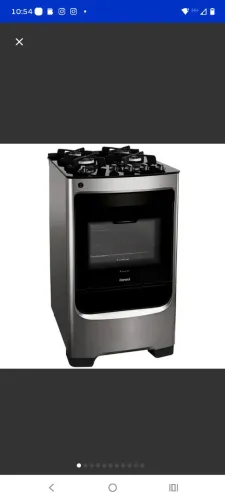Vendo Fogão 4 bocas, consul mesa de vidro, acendimento automático bivolt inox 