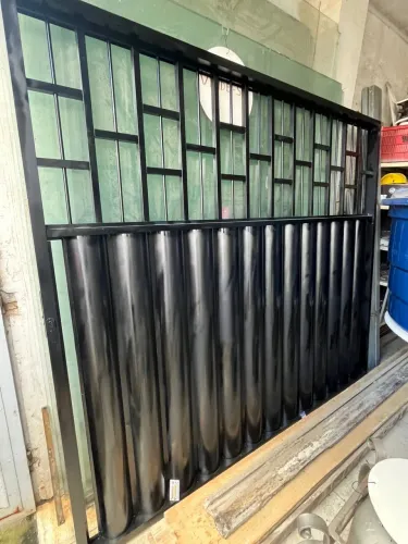 Portao de aluminio 