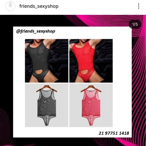Body em tule masculino