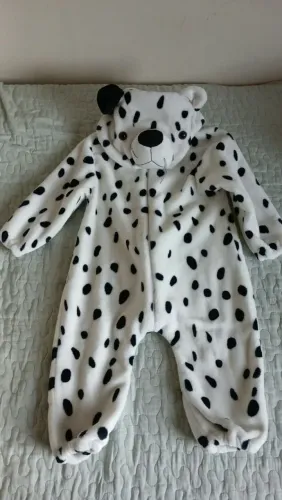 Roupinha felpuda ursinho/dalmata