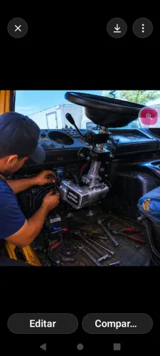Coluna Direção elétrica para caminhão mb 608 e VW 7110 / 6.90 / 7.90