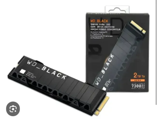 SSD WD Black 2TB com Dissipador de Calor para Venda ou Troca