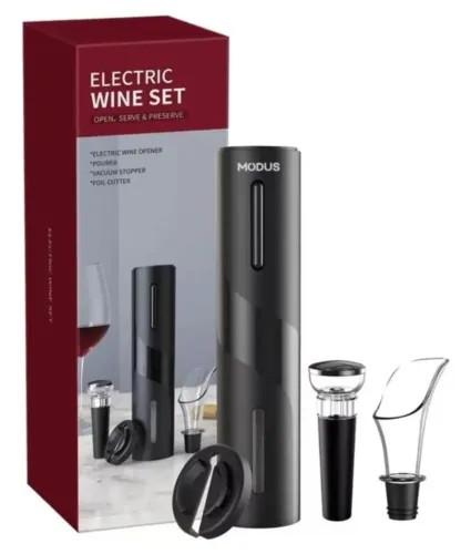 Abridor De Vinho Saca Rolha Automático Elétrico