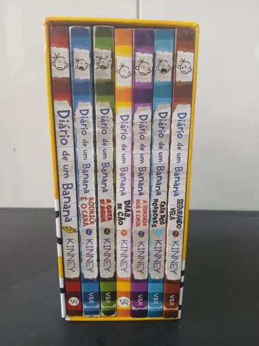 Box de livros Diário de um Banana do 1 ao 7