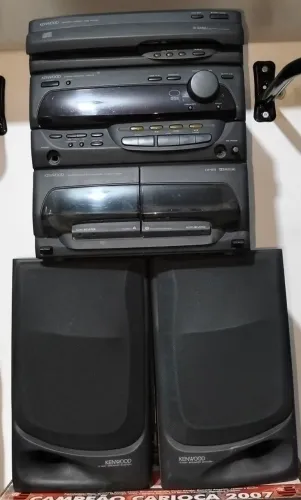 Mini System Vintage Kenwood RXD-C3 (1994) + Caixas Originais LS-C3