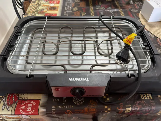 Grill churrasqueira elétrica mondial