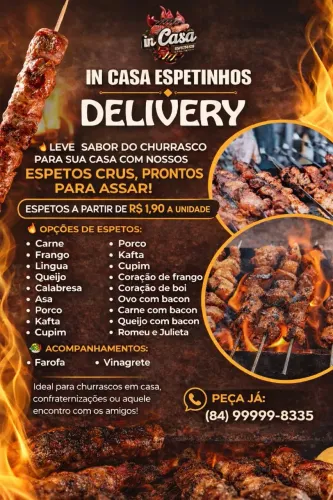 ESPETOS CRUS PARA CHURRASCO - QUALIDADE E PREÇO JUSTO