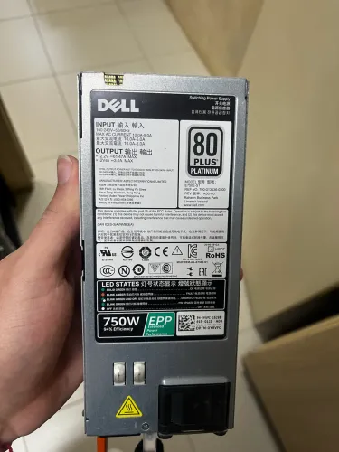 Fonte Dell 750W 80 Plus Platinum - Usada