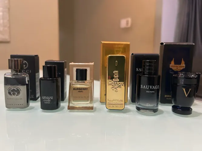 MINIATURAS PERFUMES ORIGINAIS - COM CAIXA