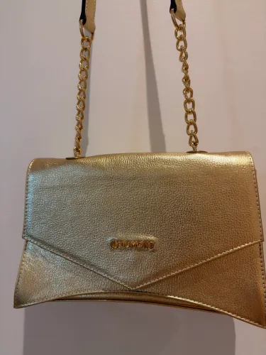 Bolsa Dumond Dourada Pouco usada