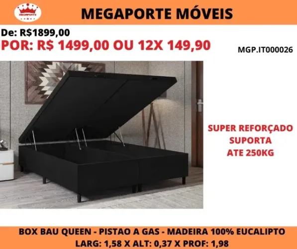 BOX BAÚ QUEEN
