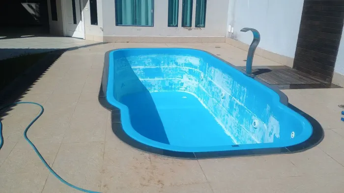 Pintura de piscina de fibra 