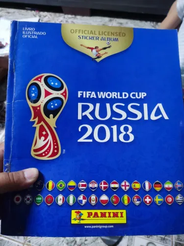 Álbum de figurinhas completo copa mundo Rússia 2018