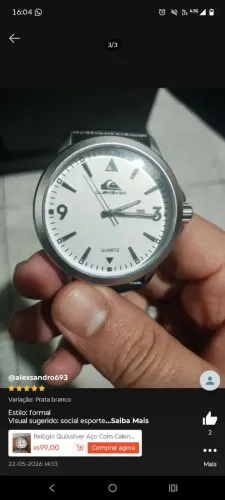 Relógio Quiksilver zero