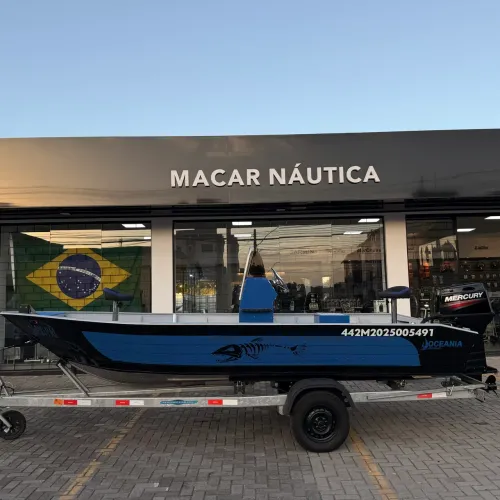 CONJUNTO OCEANIA 5M + MERCURY 50HP 2T ELPTO - ESTADO DE NOVO!