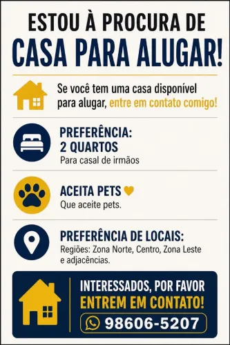 CASA PARA ALUGAR