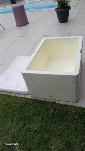 Caixa de isopor grande