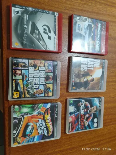 Jogos mídia física ps3 - GTA V - Last of Us - Midnight Club