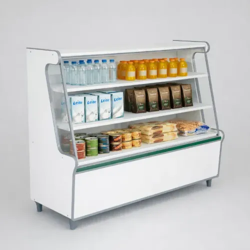 Balcão Expositor Branco 100