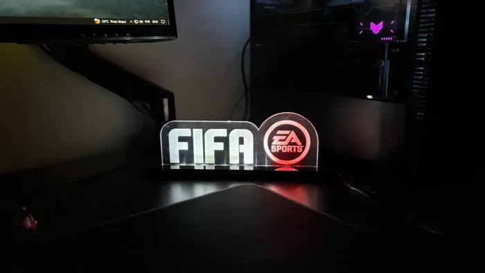 Luminária Decorativa em Acrílico FIFA