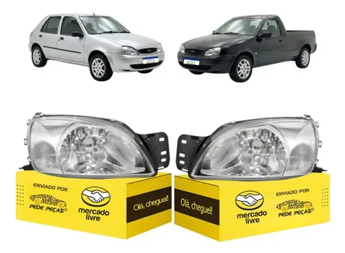 Par Farol Sinaleira Fiesta Courier 2000 01 02 03 04 A 2013 Ambos Lados
