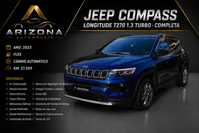 Jeep Compass Long. T270 1.3 TB 4X2 Flex AUT 2023