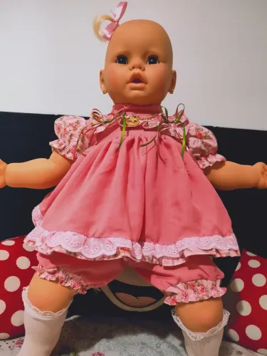 Roupa de boneca estrela Bilu Bilu/meu bebê