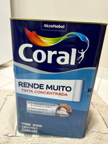 Tinta Coral Rende Muito 16L Branco Partitura - Nova e Lacrada