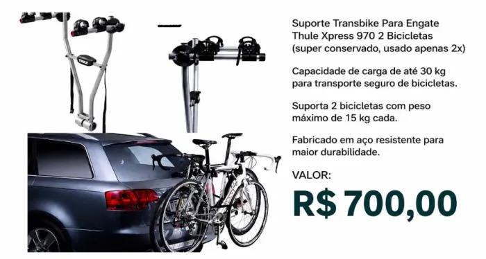Suporte Transbike Engate THULE Xpress 970